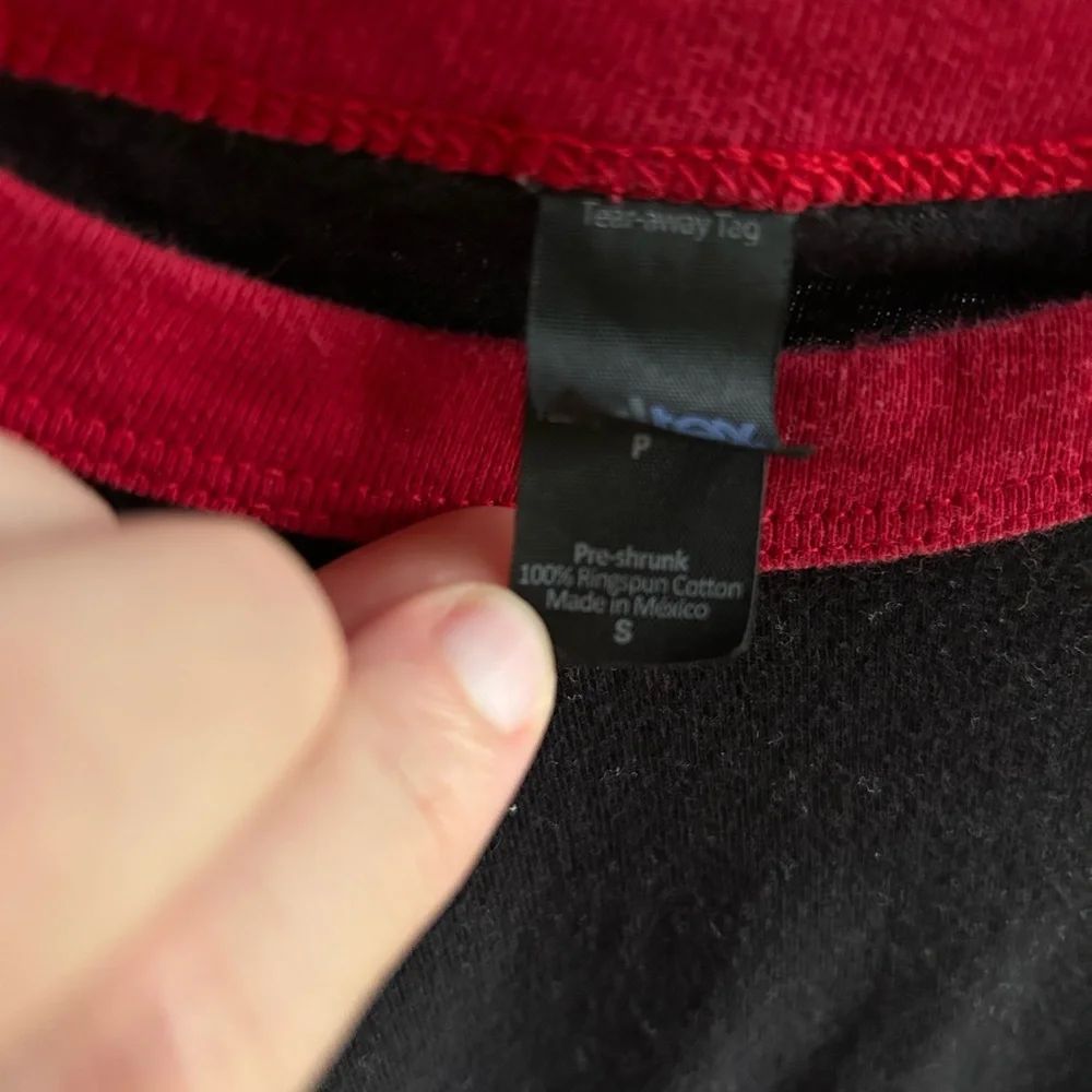 Alkaline Trio Concert Raglan Shirt - Red & Black - Picture 3 of 3